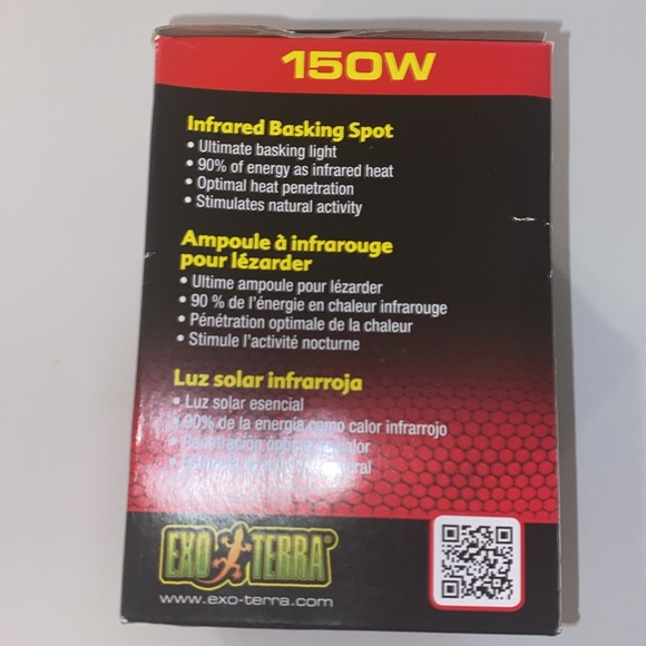 NWOT EXO Terra Nano Infrared Basking Spot Maximum Heat 150 Watts OS - Picture 4 of 7